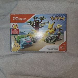 Mega Construx Pokémon Pikachu vs. Bulbasaur Building Set